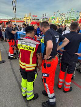 Einsatz des Sanitätsdienstes am Predator (Foto: Aicher Ambulanz Union) Einsatz des Sanitätsdienstes am Predator (Foto: Aicher Ambulanz Union)
